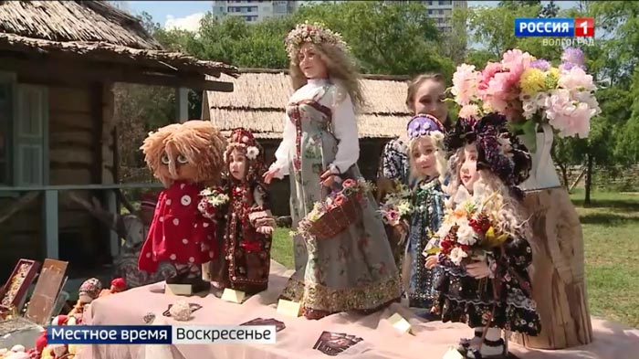 Открытие Царицынского подворья мастеров в телепрограмме «Вести – Волгоград»